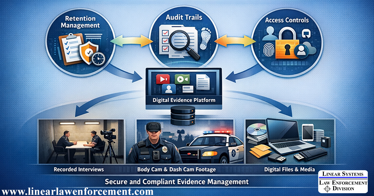 Policy to Practice Unified Retention, Audit Trails, and Access Controls Across Interviews and All Digital Evidence
