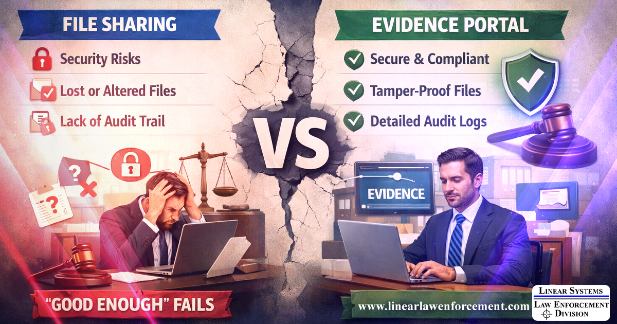 Evidence Portal vs File Share Why Good Enough Fails in Court